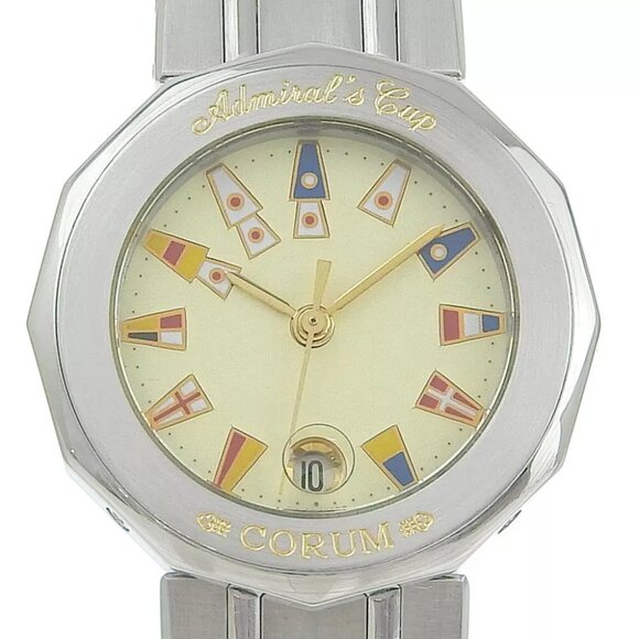 CORUM Admirals cup Watches 39.610.20 V050 IvoryDial Stainless Steel Quartz... main image 8